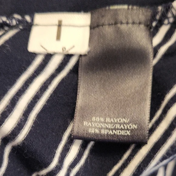 Ann Taylor Diagonal Striped Maxi Skirt in Black and White - Picture 4 of 5